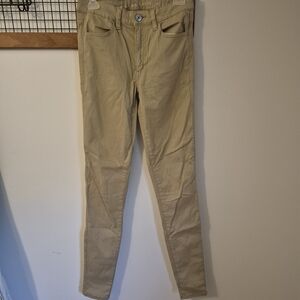American Eagle Outfitters Tan Skinny Pants